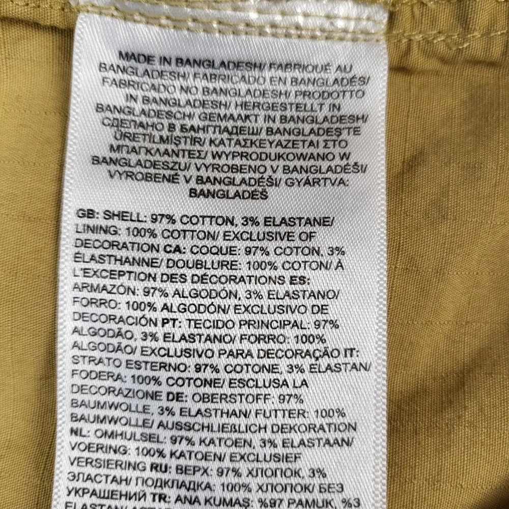 The North Face Cargo Shorts Mens Medium Tan Excellent Belted Ripstop NF0A7Q9SZSF
